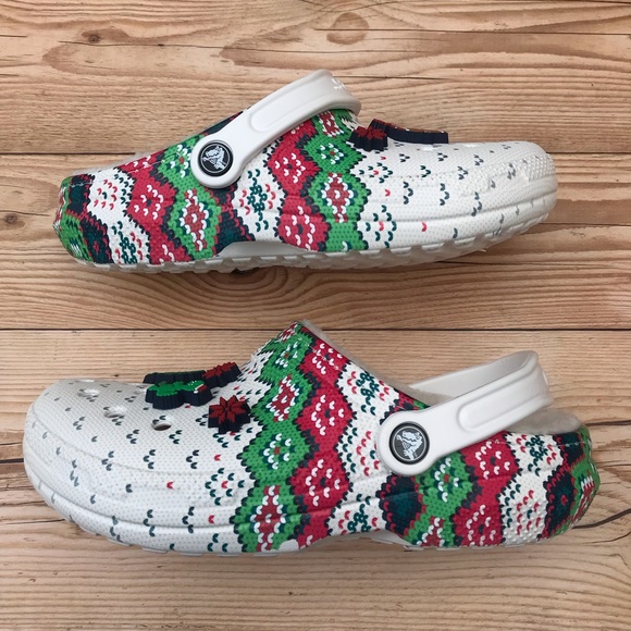 Crocs Classic Lined Holiday Charm Clog - Picture 11 of 16